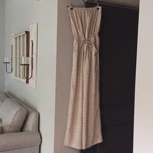 LOFT pant suit romper with pockets